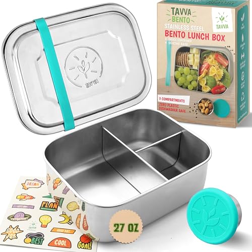 10 Best Stainless Steel Lunch Boxes for Stylish Meal Prep 5 TAVVA Stainless Steel Bento Box for Kids
