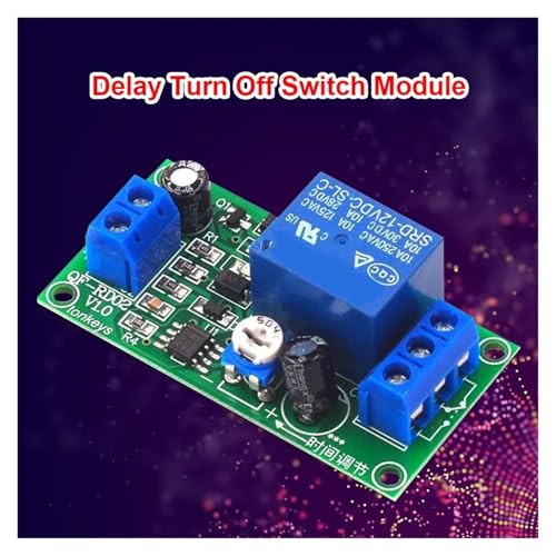 Module de relais temporisé 12V à synchronisation réglable 0-60s avec puce NE555 (2Pcs) - 4