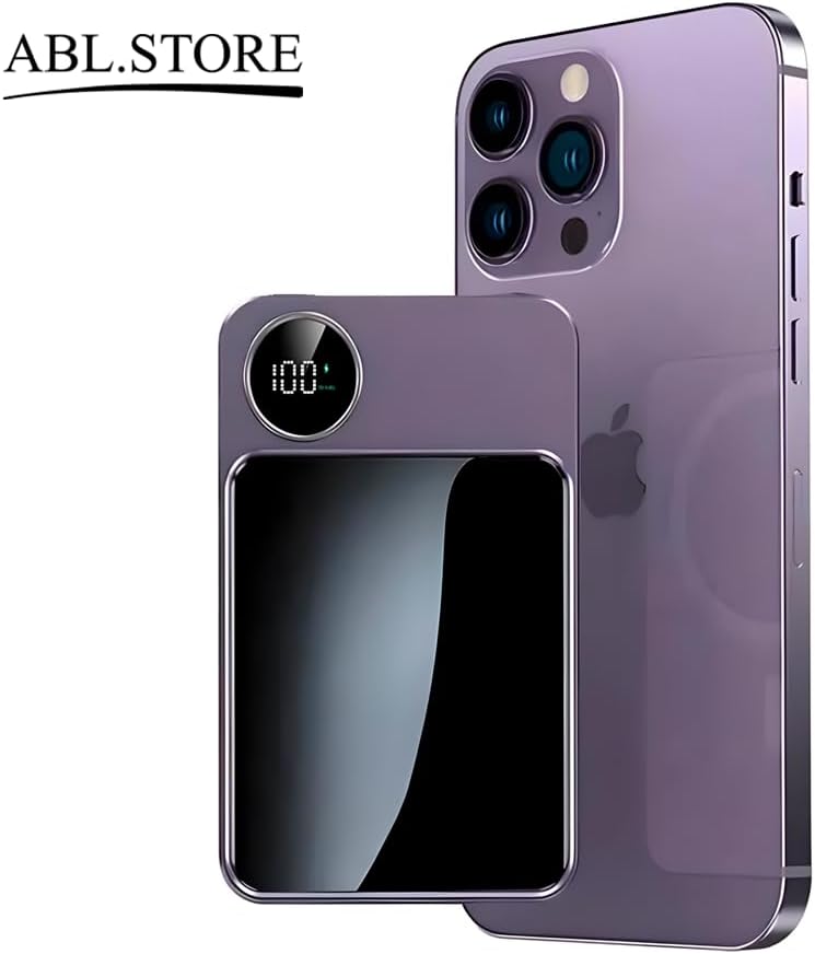 Carregador Portátil (Power Bank) Magnético Ultrafino sem fio por indução Carregamento Rápido de 10000mAH Compatível com Celulares - YD43 Carregador Portátil (Power Bank) Magnético Ultrafino sem fio por indução Carregamento Rápido de 10000mAH Compatível com Celulares - YD43