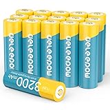 Deleepow AA Rechargeable Batteries 3200mAh Nimh AA Rechargeable Batteries 16-Pack 1.2V 1200 Cycle...