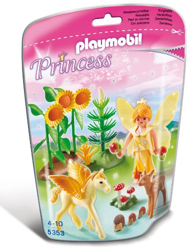 Preisvergleich Produktbild Playmobil 5353 - Waldfee mit Pegasusbaby - Goldstaub