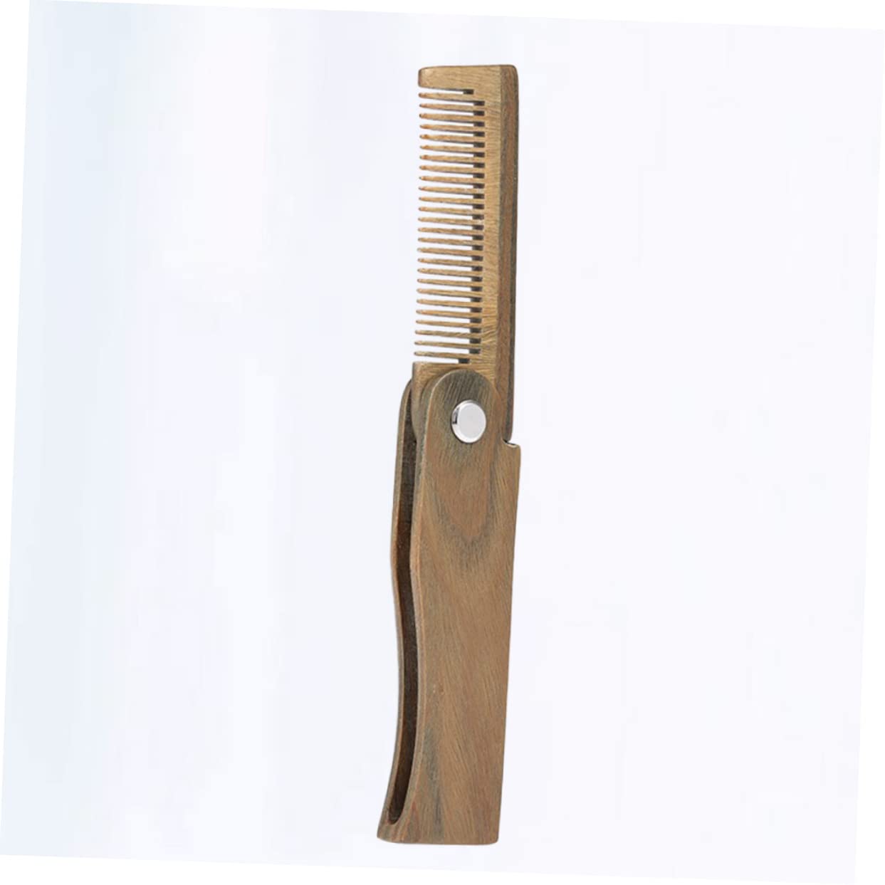 HONMEET Beard Styling Tool Men's Wooden Comb Mini Pocket Beard Brush Beard Care Kit Easy to Use