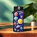 SANDJEST Kids Water Bottle Solar System Water Bottles 12oz with Straw Insulated Stainless Steel Travel School Tumbler Double Wall Vacuum Cup for Girls Kid Boys