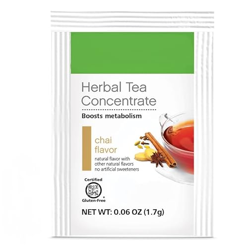 Herbal Tea Certified Gluten-Free, Low Calorie, 30 Packets-0.06 Oz (1.7 g) (Chai)