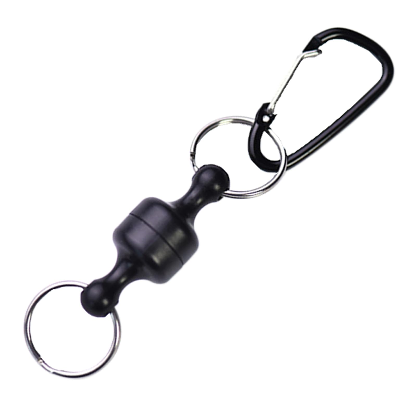 ulafbwur Fishing Buckle Multifunctional Magnetic Net Release Clip Hanging Holder Functional Black