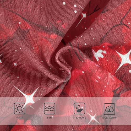 KLL Red Glitter Texturoddler Boys' Soft Training Underwear Breathable Children Panties3