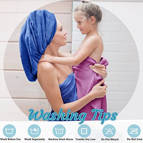 Moukeren DY-MOUKEREN-1300 18 Pcs Microfiber Bath Towels Set Bath Towels Hand Towels Washcloths Set Microfiber Coral Velvet Highly Absorbent Bathroom Towel thumb #4