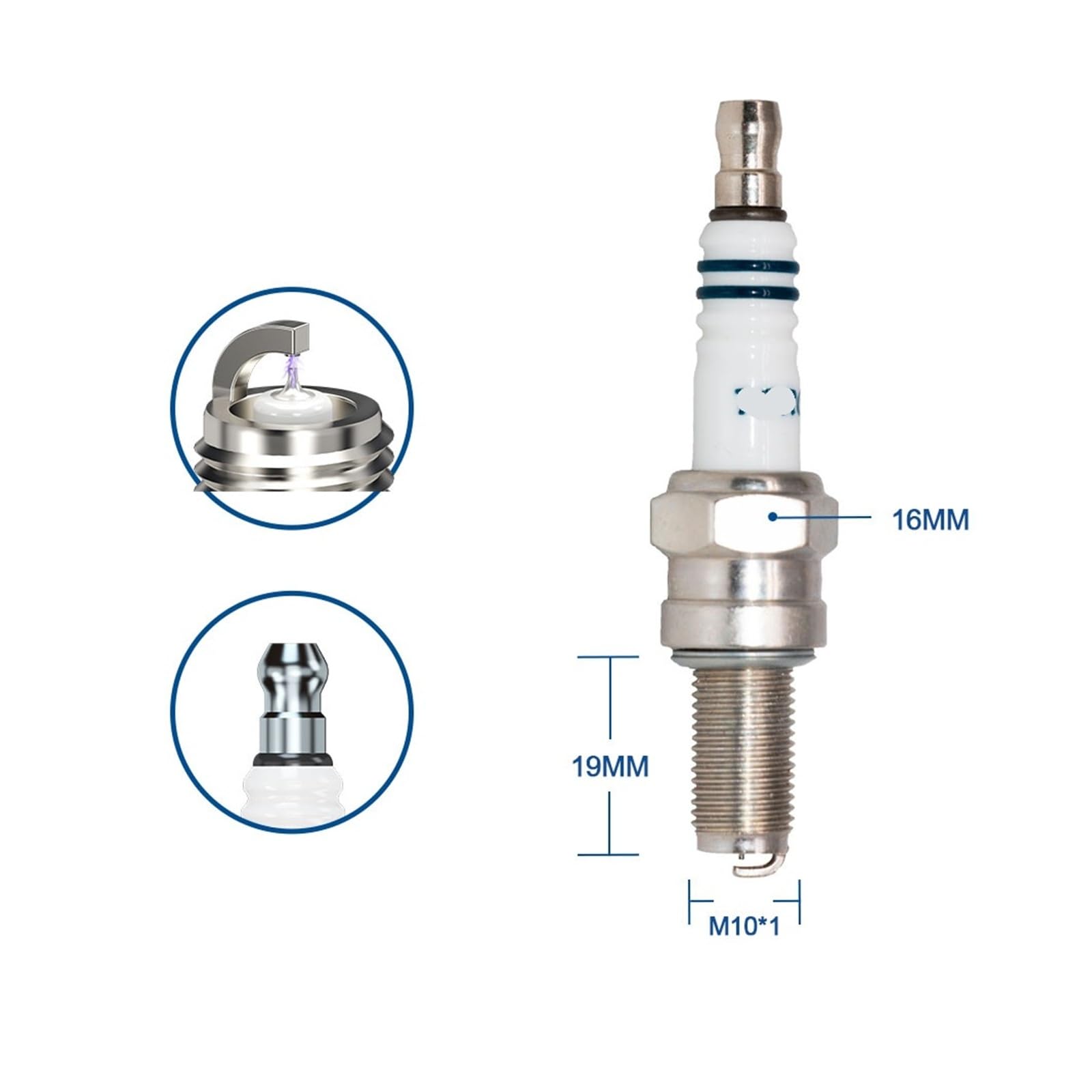 Bujía- de iridio B7RIU Bujía- de resistencia CR7EIX LTR450