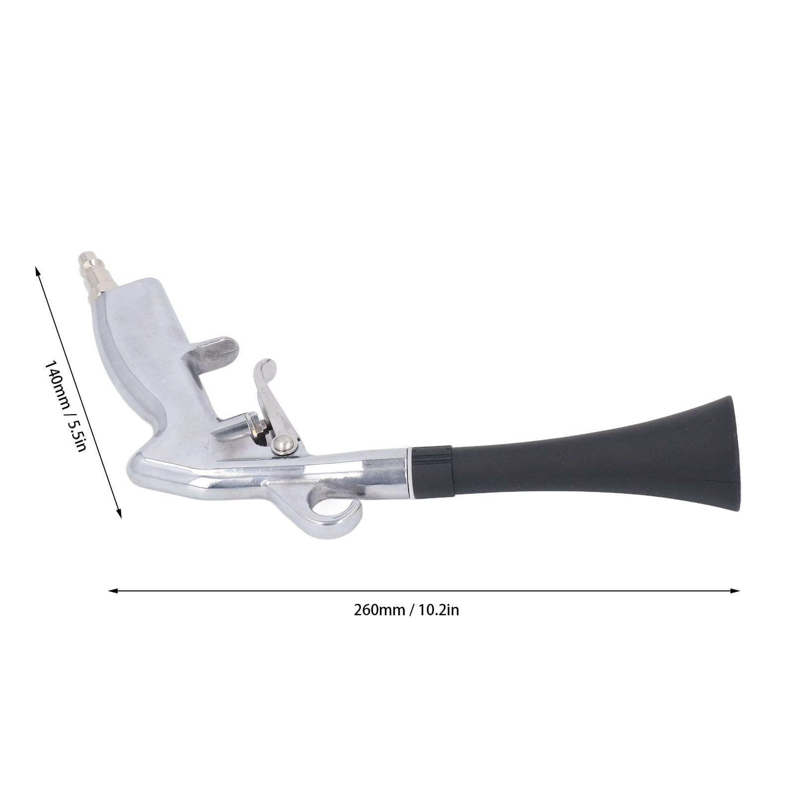 Lybunair High Pressure Compressed Air Blow Gun with Adjustable Air Stream Nozzle, Air Compressor Accessory Tool for Cleaning Dust