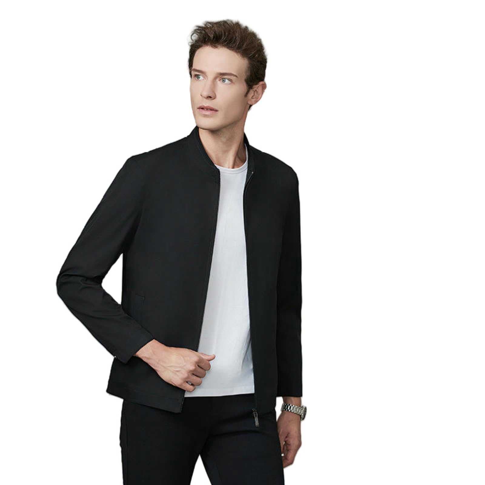 Giacca da uomo primavera autunno business casual pendolare colletto alto