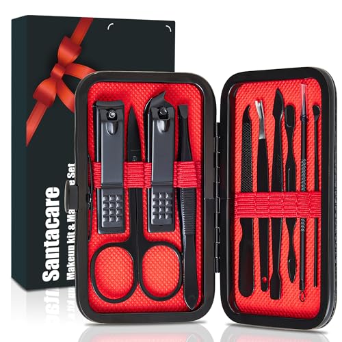 Manicure Set 10 in 1 Mens Gifts Travel Nail Clipper