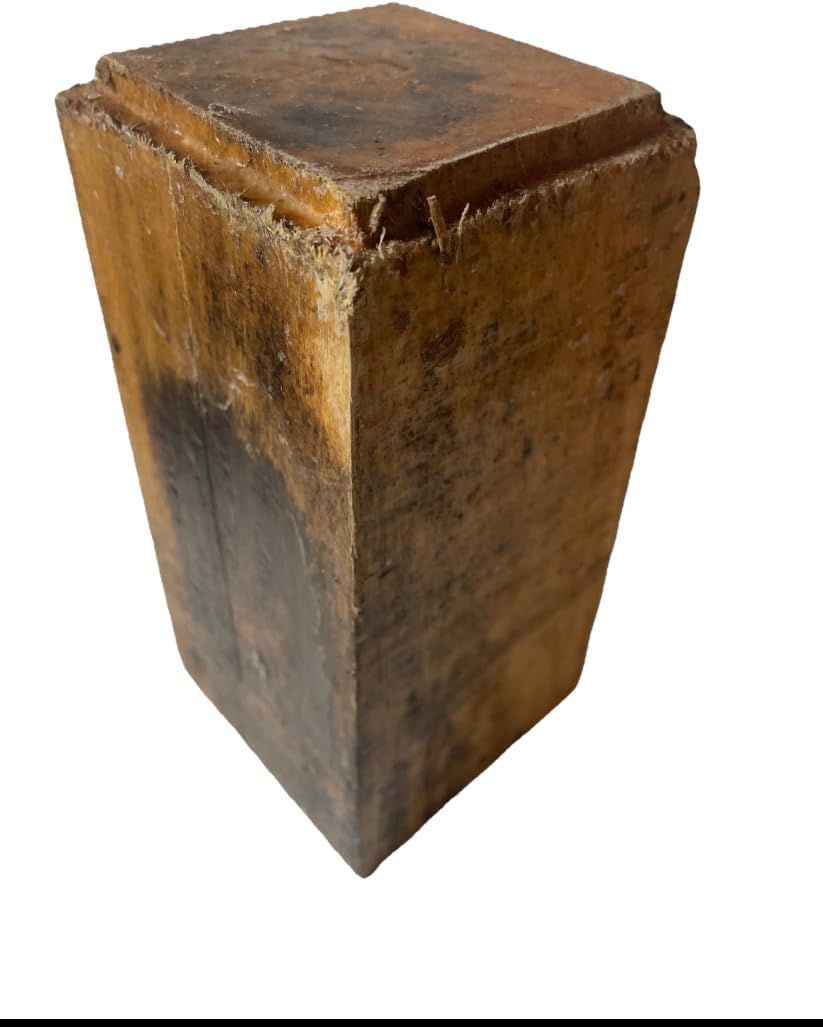 Spalted Tamarind Wood Lumber, 3x3x6 Inches, for Peppermills, Knife Scales, Woodworking Projects