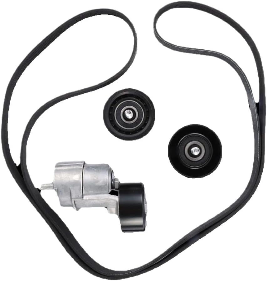 Belt Tensioner Idler Pulley Kit 6PK2125 Compatible With 2010-2016 2.0L 2.4L V-Ribbed Belt