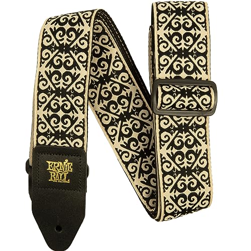 Courroie guitare Ernie Ball Montebello Iron Jacquard réglable en cuir
