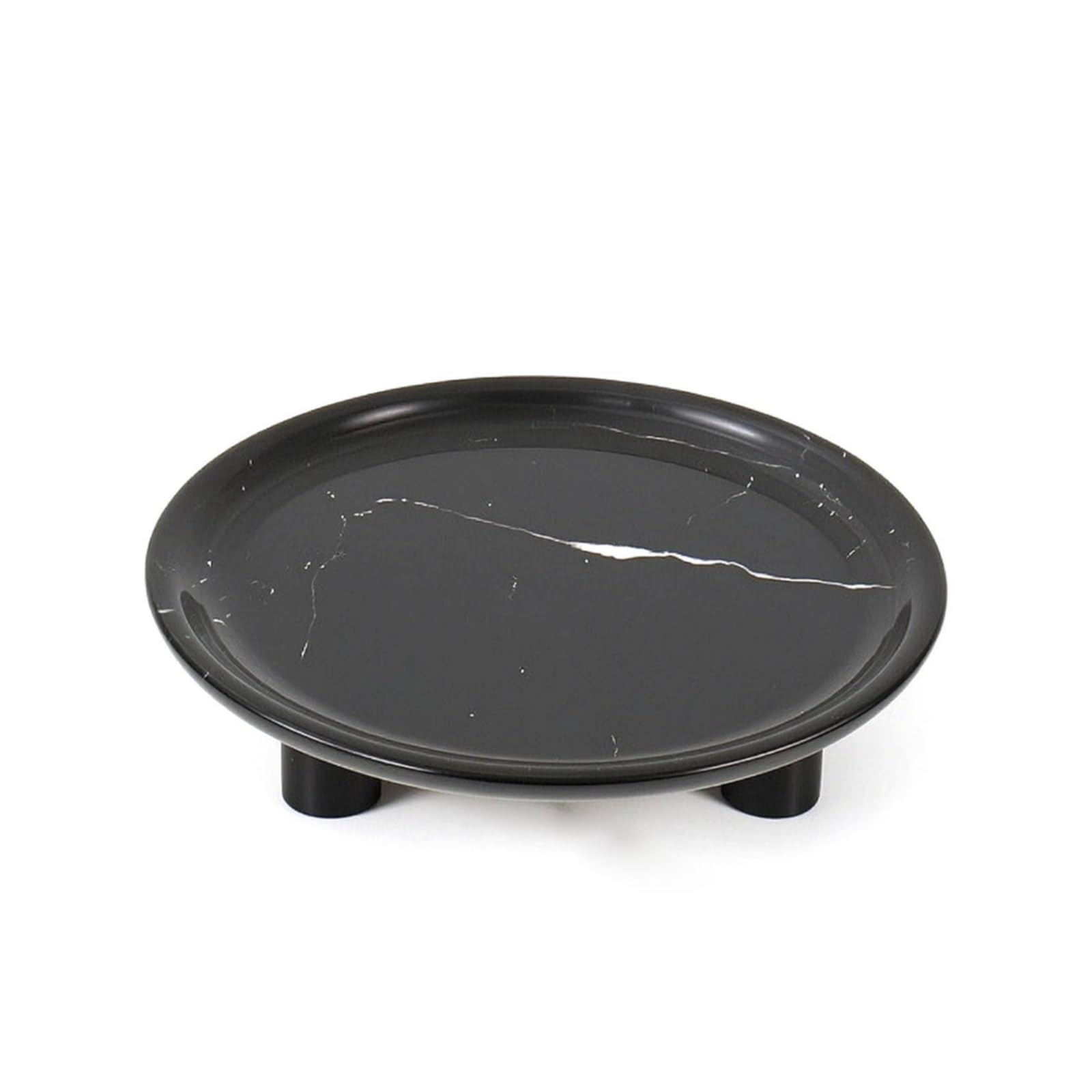 predolo Mármol Multifuncional con Base Triple Morno Tazón para Comedor, 30 Cm