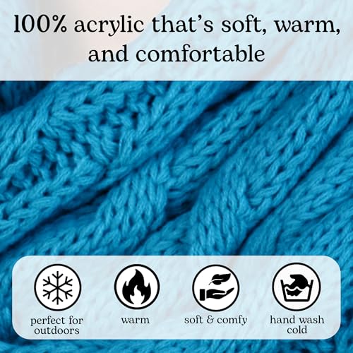 Funky Junque Hat Scarf Glove Set for Women Winter Christmas Gift Bundle3