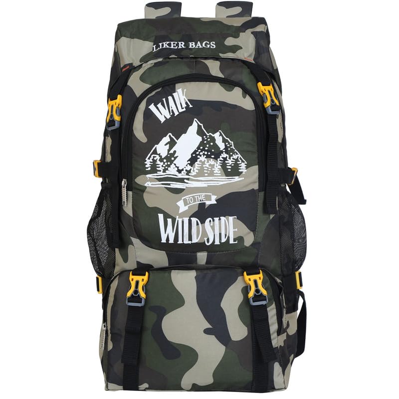 Image of 65 L TRACKING HIKING TRAVEL BAG PACK RUCKSACK HIKING WATERPROOF OUTDOOR BAG