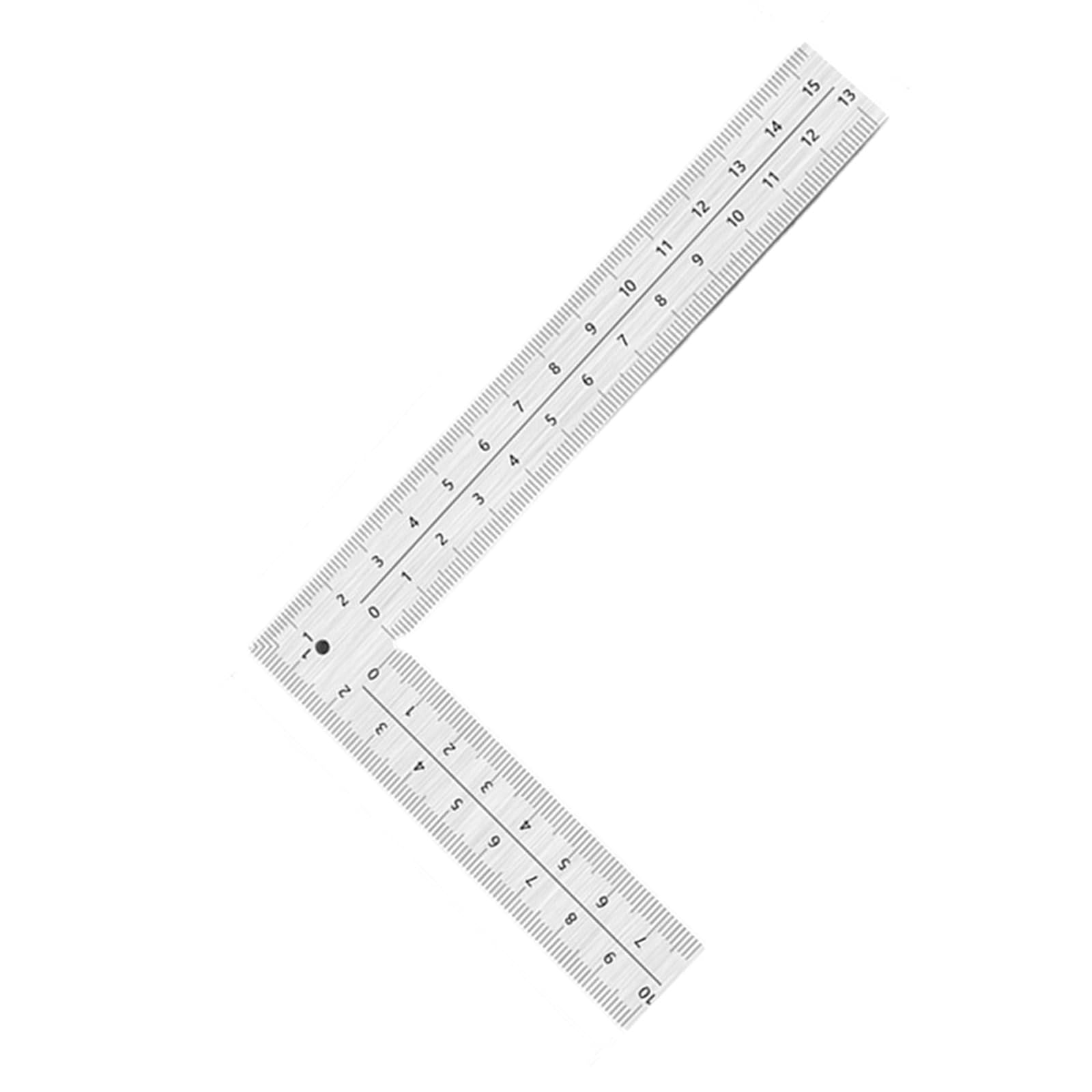 Professional Framing Square 90 Degree Steel Square Ruler Carpenter Square for Measuring Woodworking Engineering Project