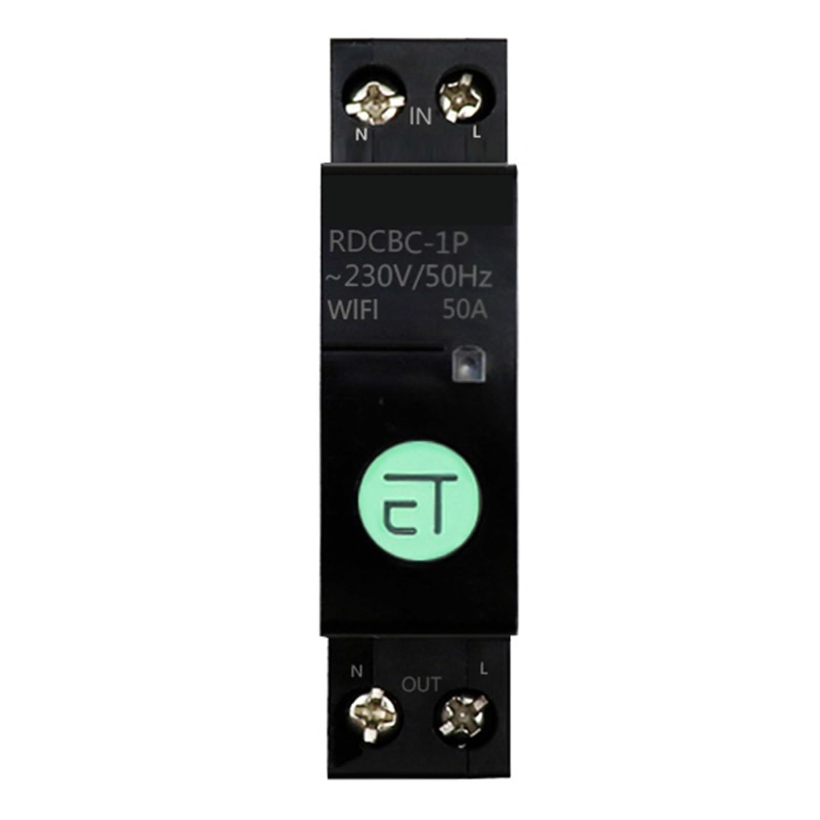 Disjoncteur intelligent Zigbee Tuya 1-63A pour mesure de puissance et suivi de l'énergie