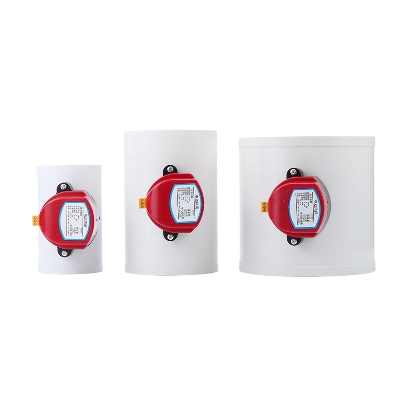 Clapet anti-retour PVC 75mm 220V pour conduit d'air de ventilation