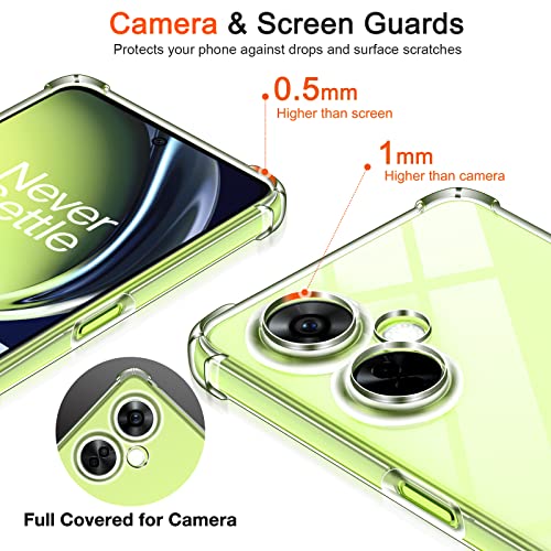 Image of Silicone Oneplus Nord Ce 3 Lite 5G,[Bumper] Exclusive-Transparent Back Cover Clear Thin Case-For Oneplus Nord Ce 3 Lite 5G
