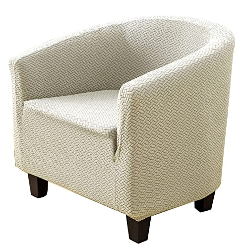 uyeoco Tub Chair Cover Slipcovers, Velvet Club Chair Slipcover High Stretch Armchair Covers Tub Chair Slipcover Sofa Chair Bucket Seat Cover Armchair Furniture Protector for Living Room (Color : #22)