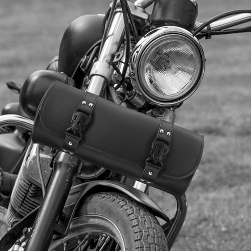 Alforja de motocicleta bolsa versátil para herramientas compatible con varios modelos, organizador para manillar, horquilla delantera y portaequipajes trasero miniatura 6