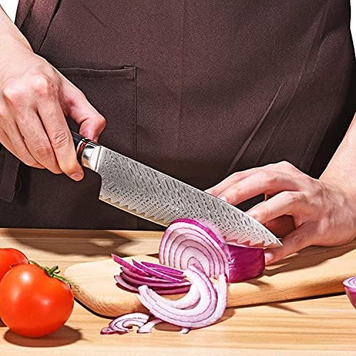 WEKIT Chef Knife, 8 Inch kitchen knife Damascus Chef knife Japanese VG
