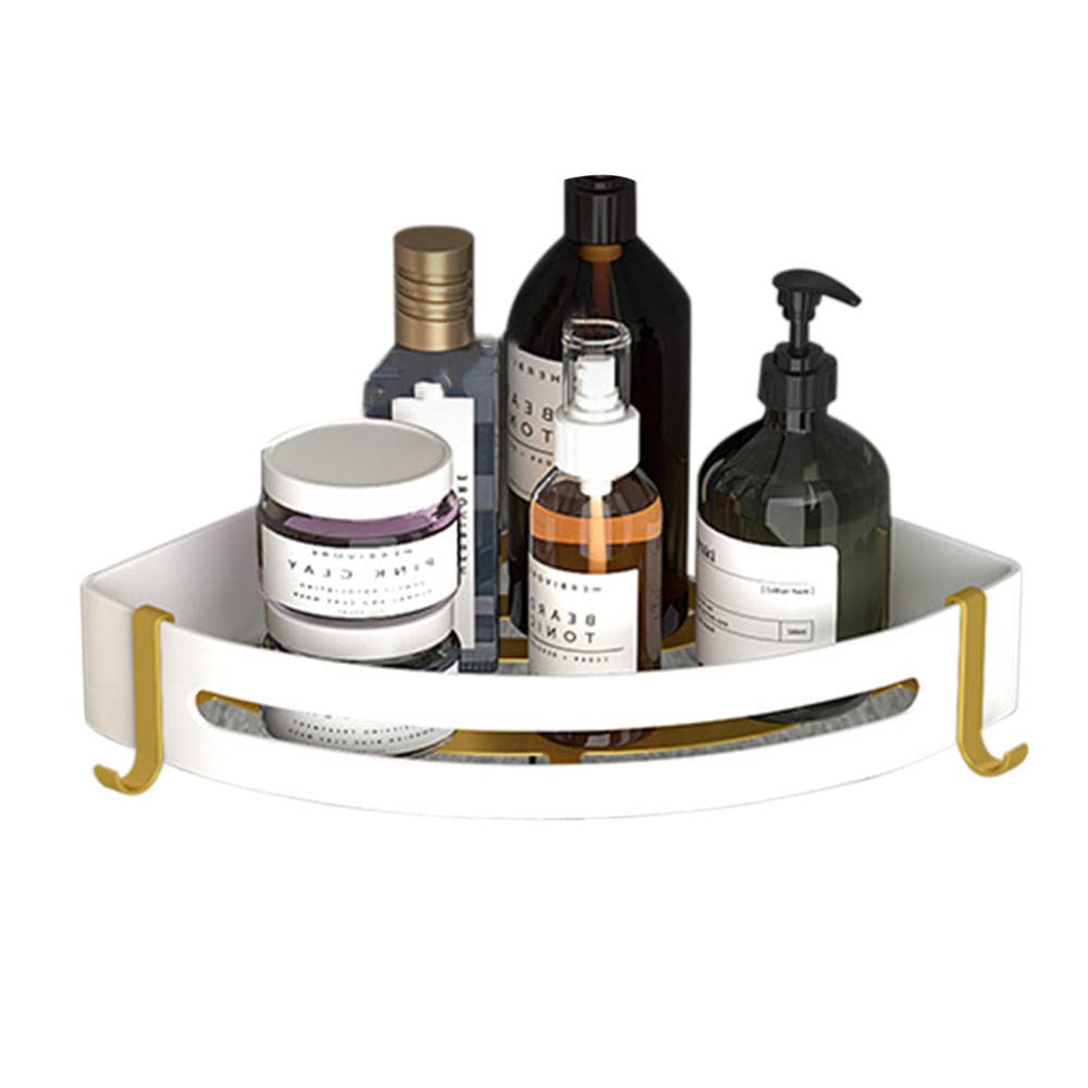 Étagère de bain sans perçage : fixez votre rangement mural d'angle sans abîmer le carrelage