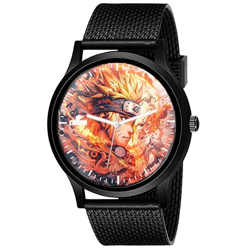 AROA Watch New Watch for Naruto Burning His Chakra Model : 1212 Black Metal Type Analog Black Strap Watch Yellow Dial for Men Stylish Watch for Boys- (B0CMP5MZPS) Amazon Price History, Amazon Price Tracker