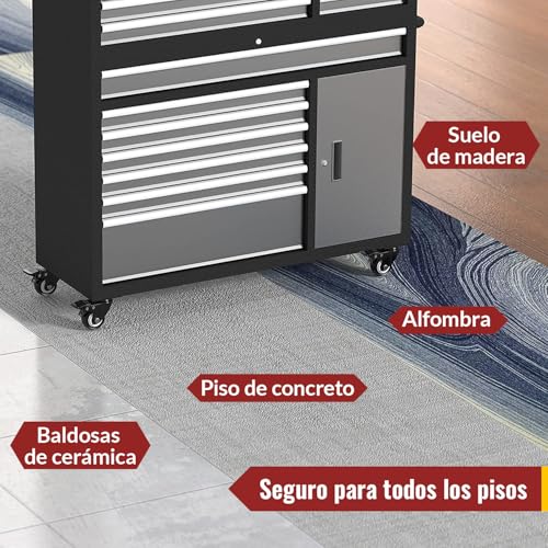 Miniatura 4 de Ruedas Para Muebles 50 Mm Ruedas De Alta Resistencia Ruedas Con Freno De Seguridad Ruedas Para Muebles Pesados Capacidad Total 250 Kg Por Juego De 4