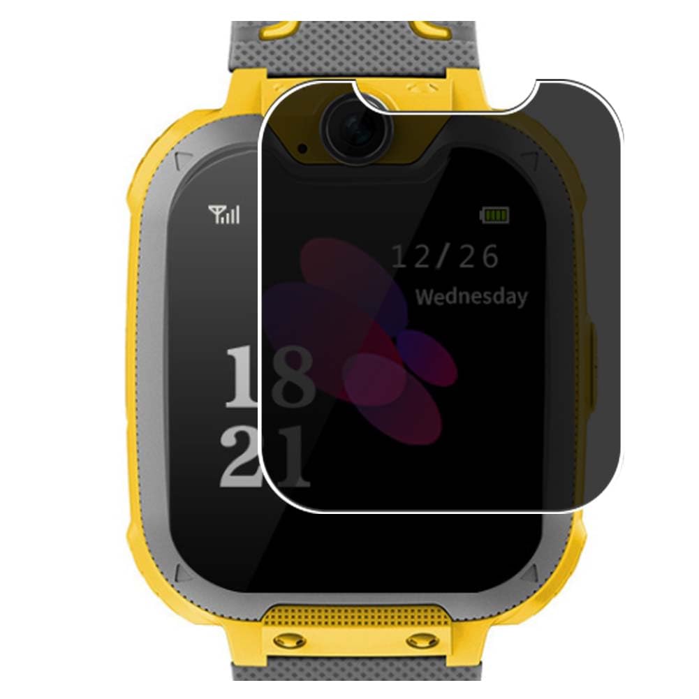 Synvy Privacy Screen Protector Film, compatible with JUBUNRER KEVINLY S10 kids 1.54" Smart Watch smartwatch Anti Spy Guard Skin [ Not Tempered Glass Protectors ]