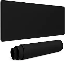 Mouse Pad Gamer Grande 90x40cm – Superfície Lisa e Base Antiderrapante, Extra Large para FPS, MOBA e eSports – Black Premium