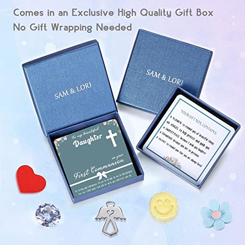 Image of SAM & LORI Confirmation Gifts /First Communion Gifts-Bracelet for Goddaughter Daughter Niece Granddaughter