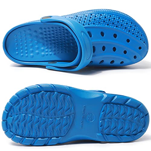 Image of ChayChax Men's and Women's Arch Support Clogs Garden Shoes Slip-on Outdoor Beach Water Sandals with Removable Cushion Footbed