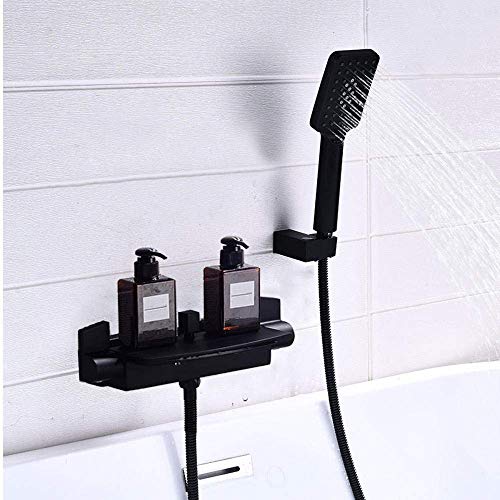 Mitigeurs de douche cascade 3 modes avec robinets de bain muraux - 8