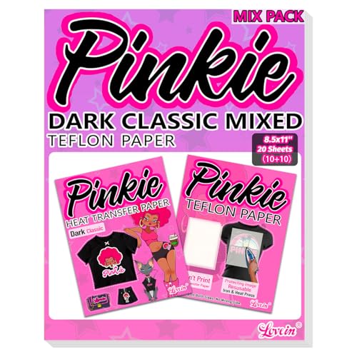 Papier téflon pour t-shirts Pinkie pour éviter les brûlures et taches de colle