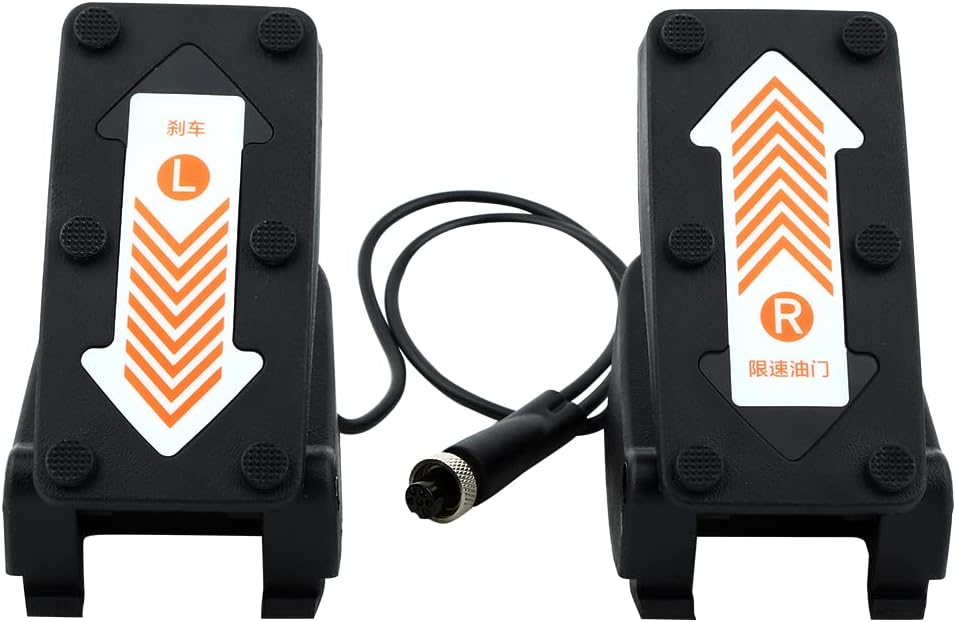 AULPACO Children's Speed Limiting Accelerator Pedal Speed Limit Throttle Brake Pedal Compatible with Segway Ninebot Gokart Kart Accessories