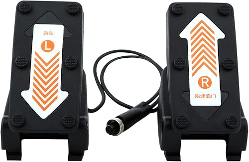 Pedal acelerador limitador de velocidad para niños, pedal de freno de acelerador compatible con accesorios de Segway Ninebot Gokart Kart