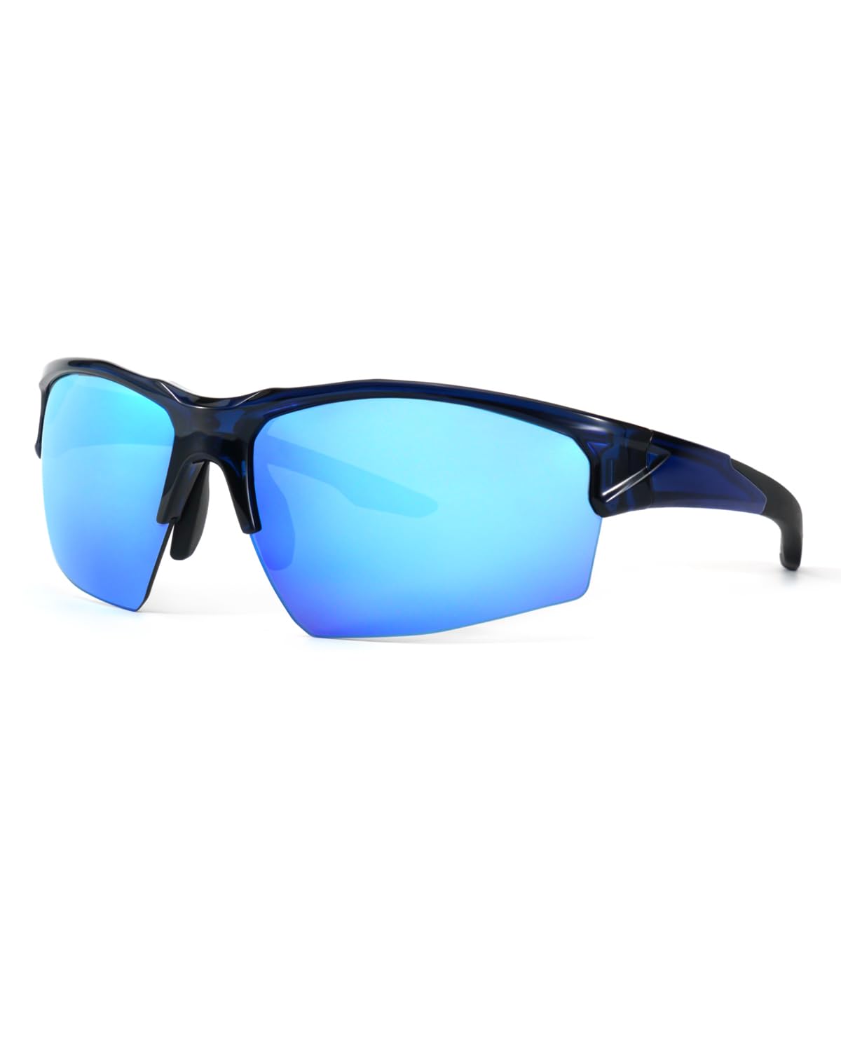 Meeloog Sports Sunglasses for Men Women, Cycling Running Golf Pickleball Mountains Glasses UV400 Protection Wear Lightweight Fashion Wrap Around