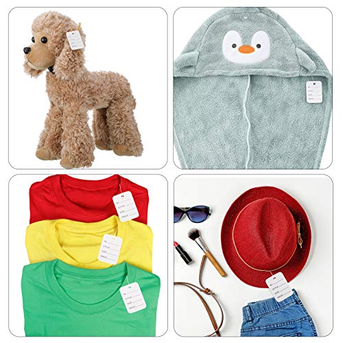 2006 Pieces Clothing Price Tags With Gun Set, Including Garment Price Tag Attacher With 5 Steel Needles 500 Clothing Label Tags And 1500 Plastic Fasteners Barbs (Ordinary Style) #TOP5