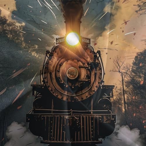 Train à Vapeur parure de lit 3d pour décorer une chambre d'enfant avec couette 200x200