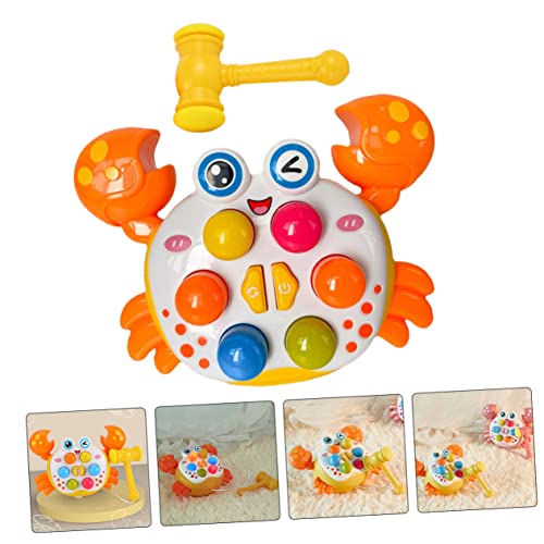 ORFOFE Caranguejo Mini Máquina De Fliperama Martelo De Mini Martelando Jogo De Toupeira De Toupeira