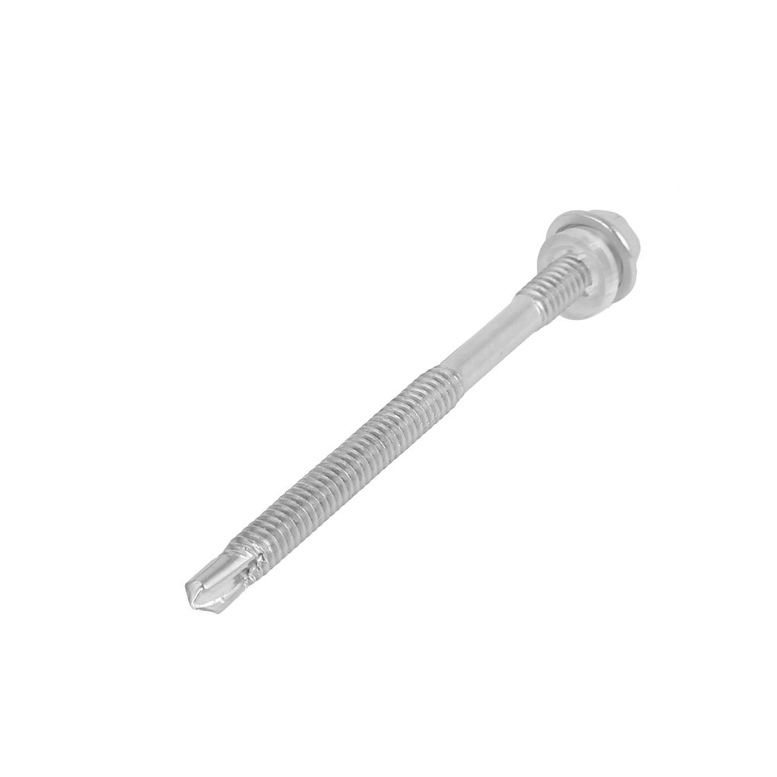 Viti Autoperforanti Per Metallo 500 Viti Autoperforanti Tek #10 X 3/4, Testa Esagonale Con Rondella, Acciaio Inox 410 - Per Metallo Viti Autoforanti A Testa Esagonale