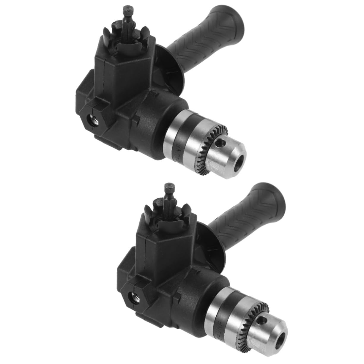 Adaptateur de perceuse à angle droit pour fixer dans les coins