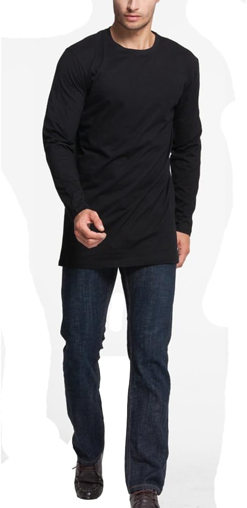 Men's Street Dance Hip Hop Yoga T-Shirts US size X-Large black