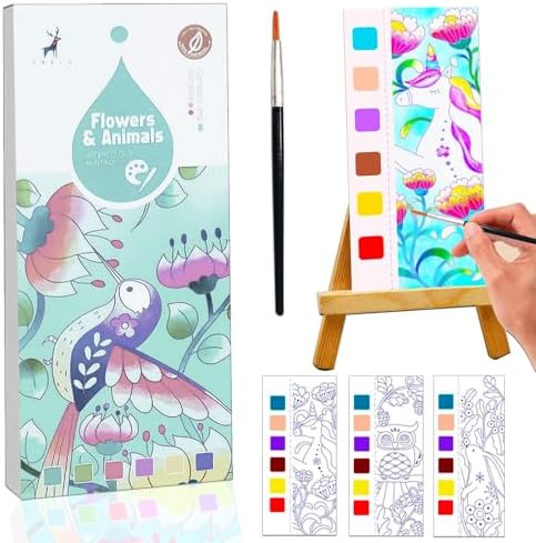 Lomdung Aquarell Arbeitsbuch - Malbuch Mit Wasserfarben Für Anfänger Und Künstler