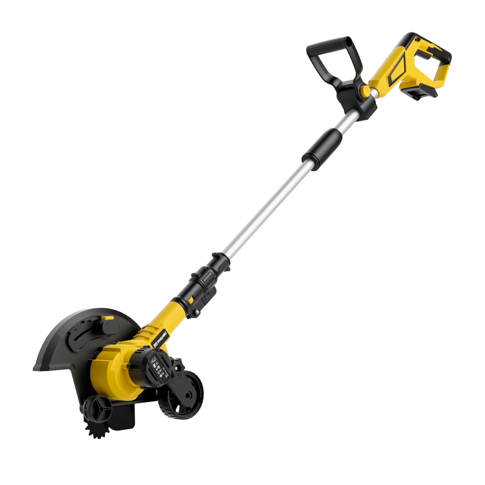 Brushless Lawn Edger Compatible with Dewalt 20v Battery (Tool ONLY), Electric Cordless Edger/Trencher, 9’’ Blade, 3 Position Adjustable Depth, 180°Handle, Lightweight with Rear Wheel for Landscaping
