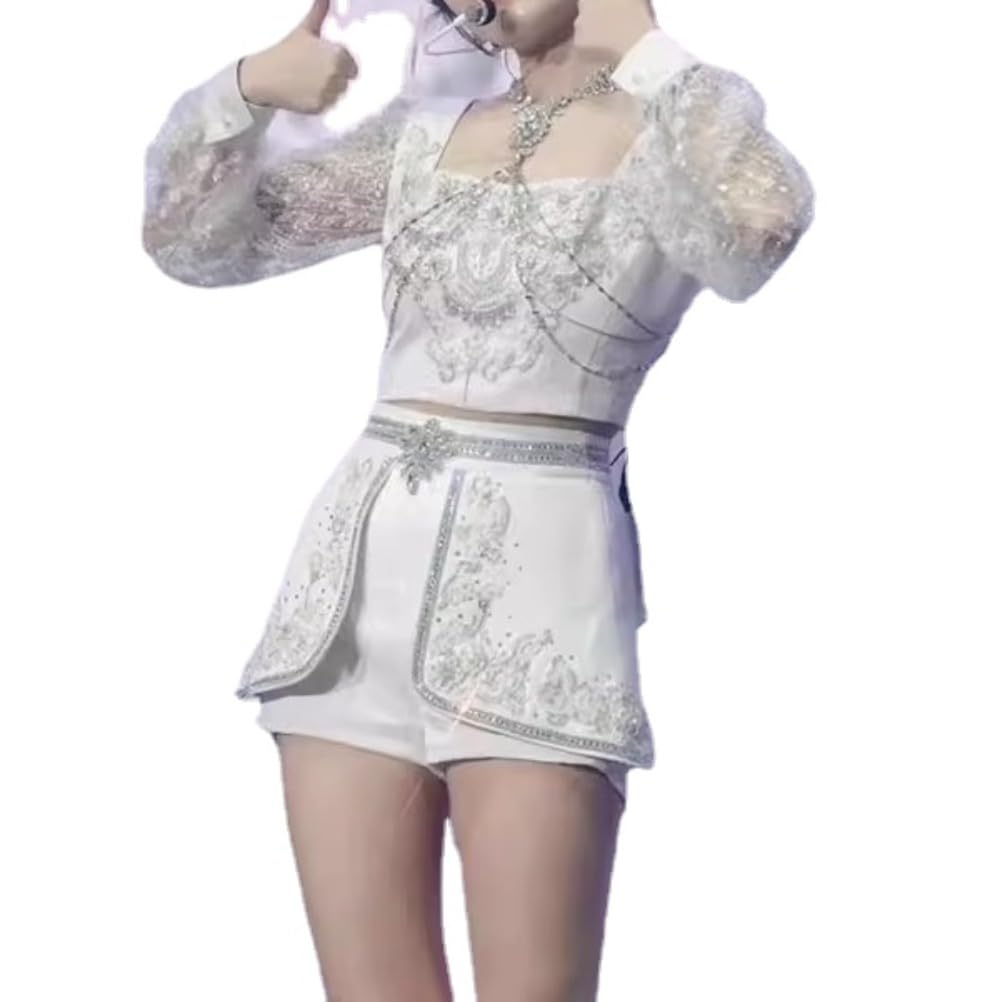 Amazon.co.jp: 6 Types Kpop Outfits Dance Costumes Set Ladies Adult