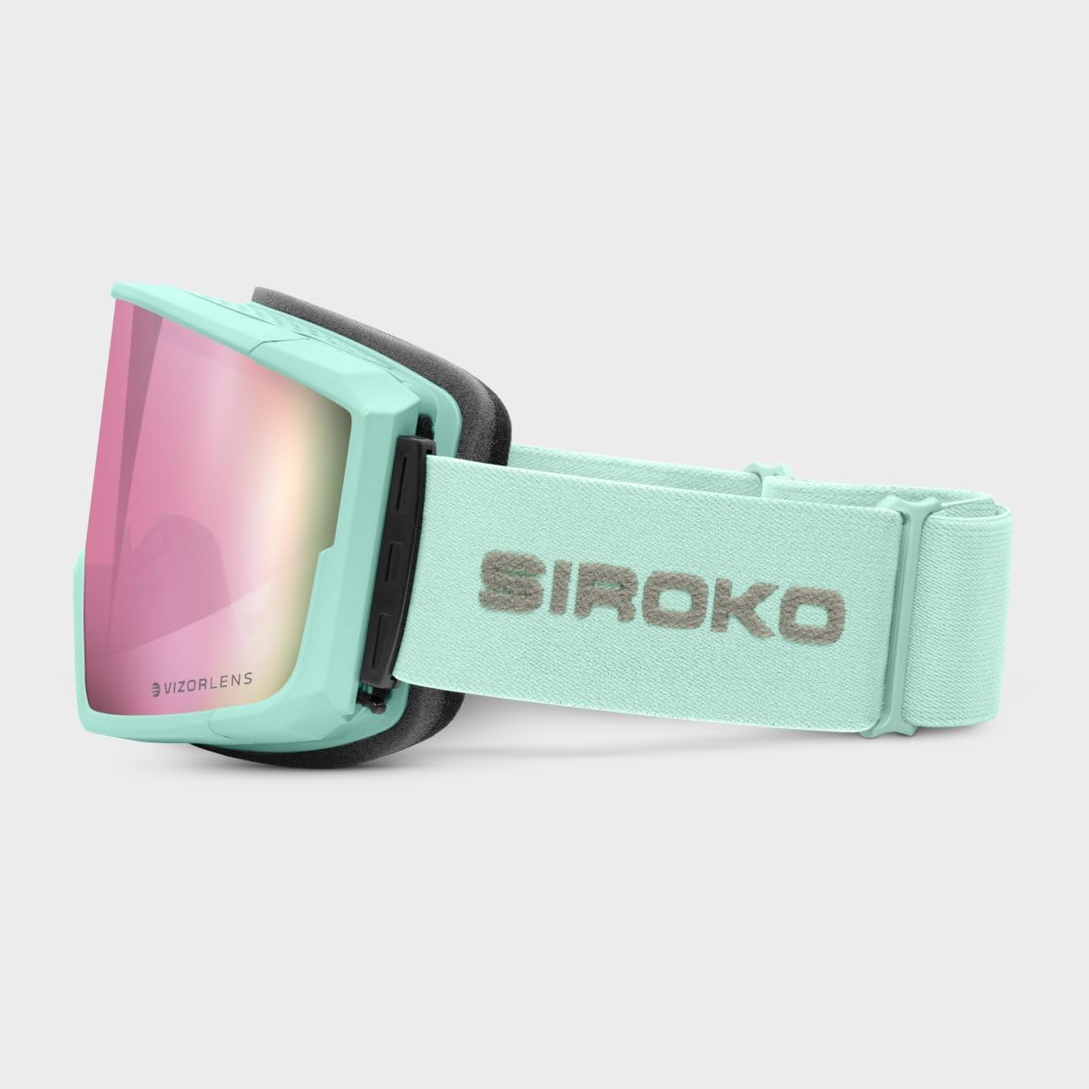 SIROKO - Gogle na Narty i Snowboard z Soczewką Magnetyczną Siroko G3 Gulmarg Zielony